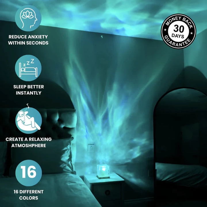 Water Ripple Projector Lamp with Remote Control 2