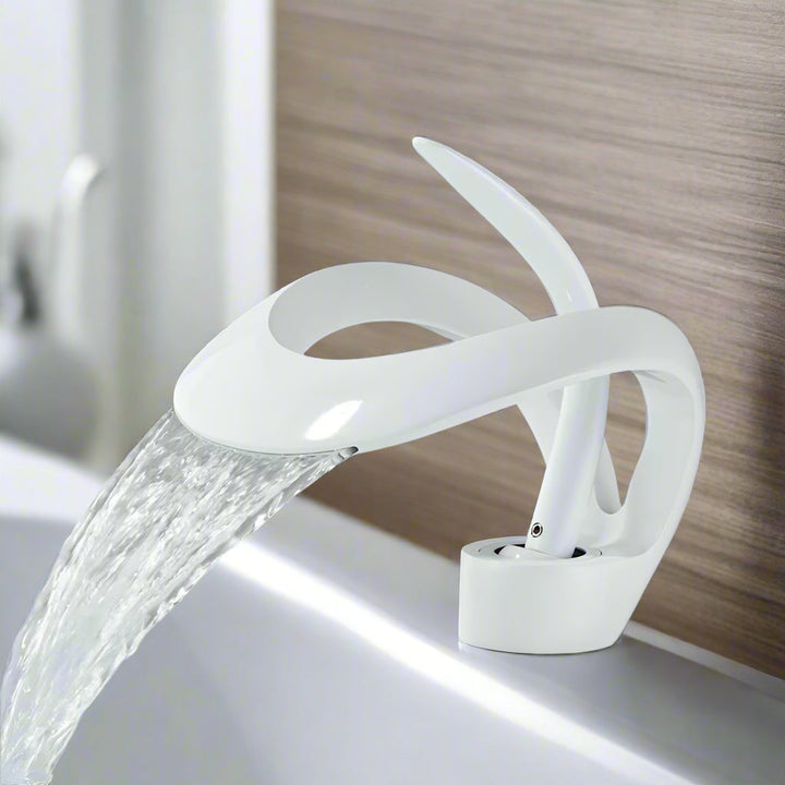 Waterfall Bathroom Faucet | Premium Brass Finish for Modern Vanities