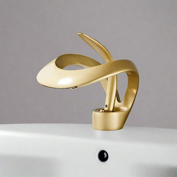 Waterfall Bathroom Faucet | Premium Brass Finish for Modern Vanities