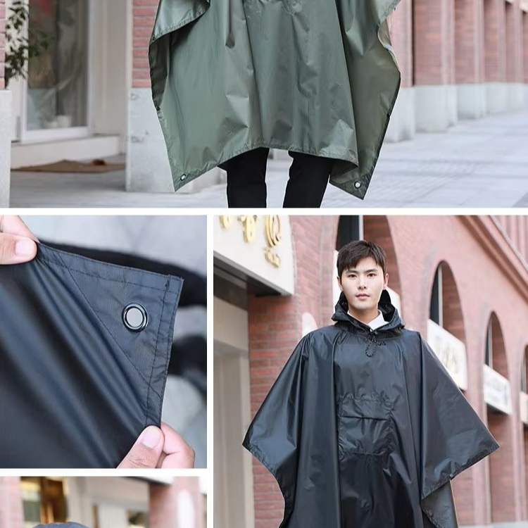 Waterproof Trekking Poncho | Compact Pouch, Universal Fit | All-Weather Protection for Hiking, Camping &amp; Emergency Shelter