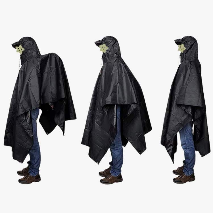 Waterproof Trekking Poncho | Compact Pouch, Universal Fit | All-Weather Protection for Hiking, Camping &amp; Emergency Shelter