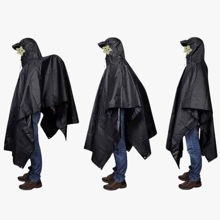 Waterproof Trekking Poncho | Compact Pouch, Universal Fit | All-Weather Protection for Hiking, Camping &amp; Emergency Shelter
