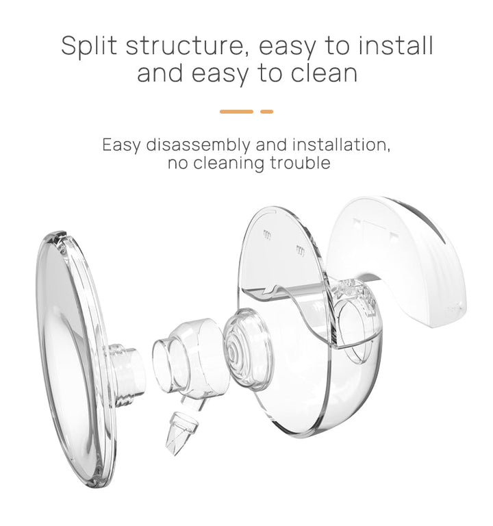 Wearable Electric Breast Pump | 4 Modes &amp; 12 Levels | 210ml | BPA-Free Silicone | USB Rechargeable