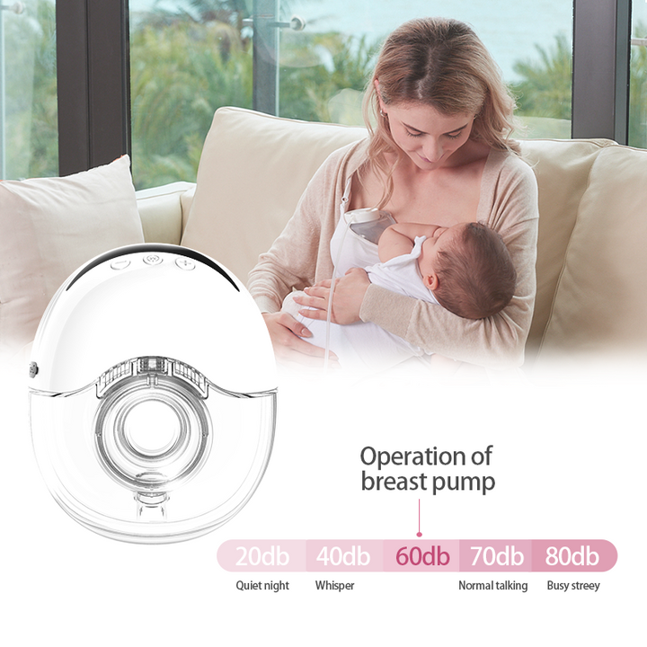 Wearable Electric Breast Pump | 4 Modes &amp; 12 Levels | 210ml | BPA-Free Silicone | USB Rechargeable