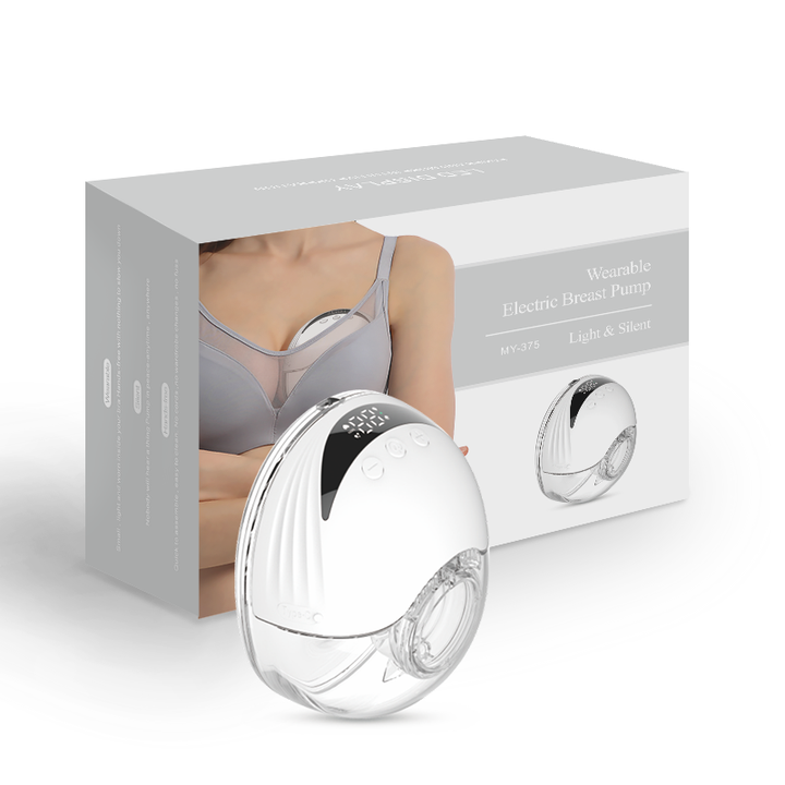 Wearable Electric Breast Pump | 4 Modes & 12 Levels | 210ml | BPA-Free Silicone | USB Rechargeable