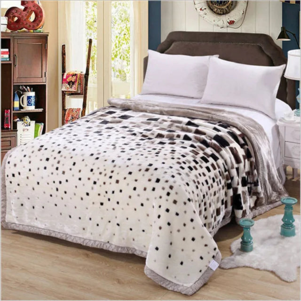Weighted Blanket Double-Layer Quilted 150x200cm to 200x230cm | 2.5 to 4kg | Anti-Pilling, Fade-Resistant, Machine Washable