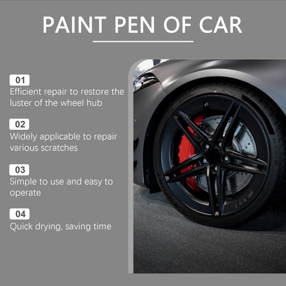 Wheel paint pen black ml 3