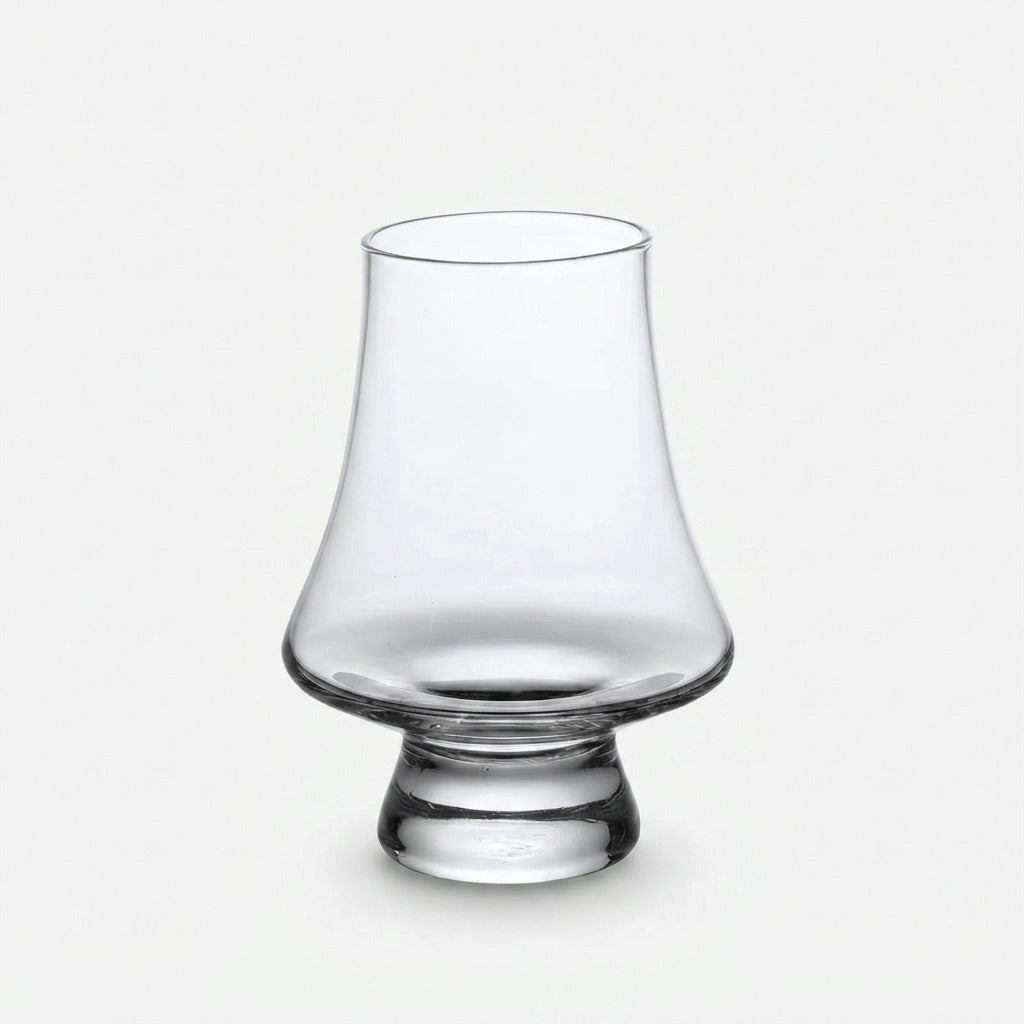 Whisky Glasses Lead-Free Glass | Conical Aroma-Enhancing Shape | Set of 4, Dishwasher Safe, Crystal Clear, Break-Resistant