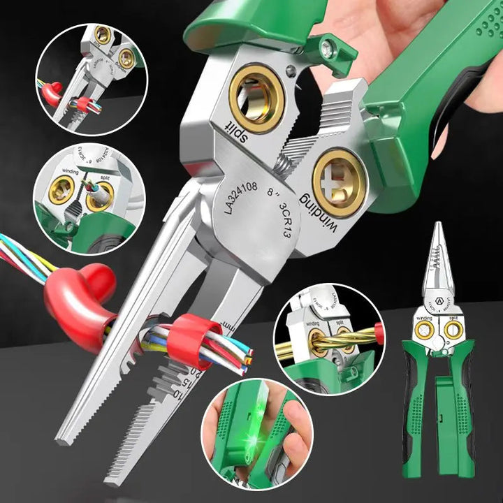 Wire Stripper | Multi-Function Cutter Tool with Built-In Light