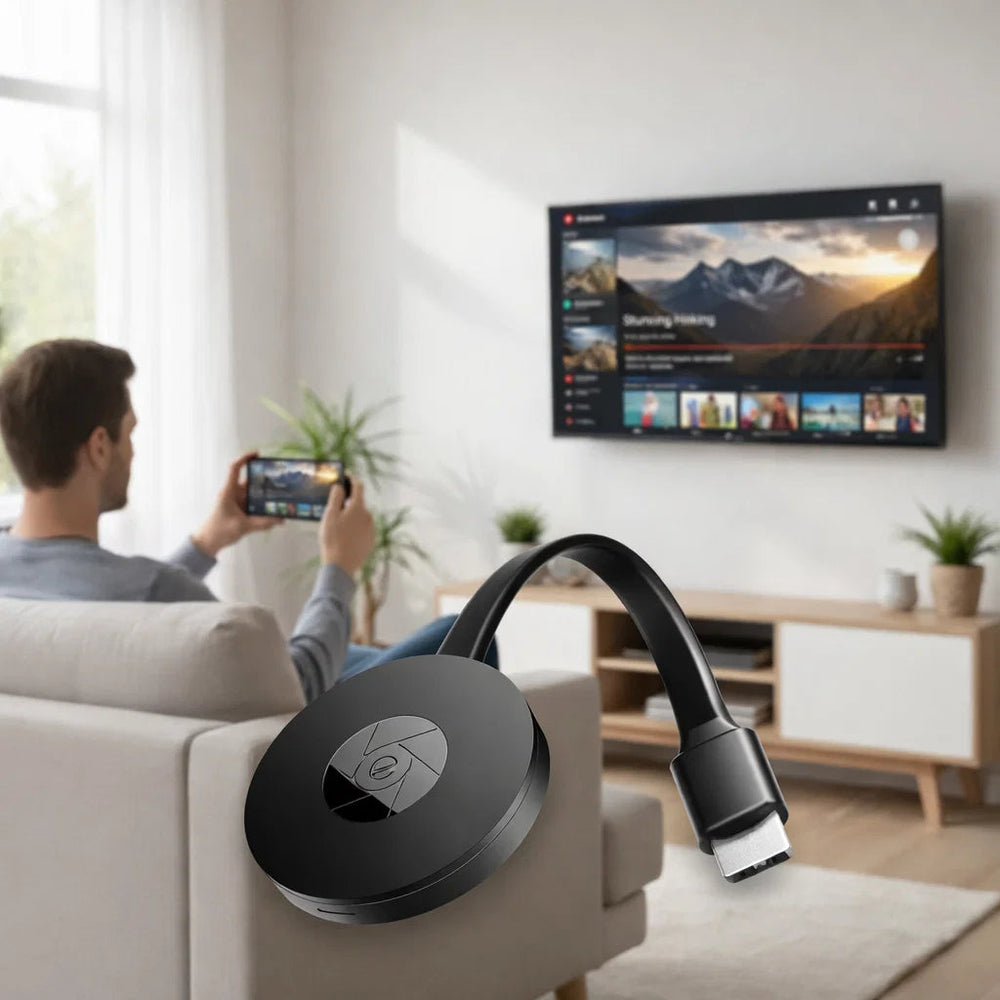 Wireless 1080p Mirror Adapter | HDMI Screen Mirroring Dongle for TV