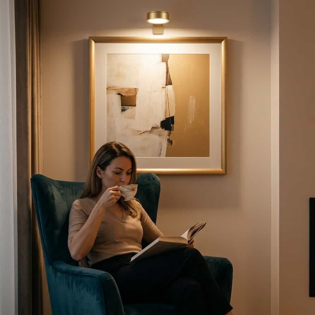 Wireless LED Wall Light | 13 Colour Modes, Tool-Free Mounting | 1500mAh Battery, 10-Hour Cordless Wall Decor Lighting