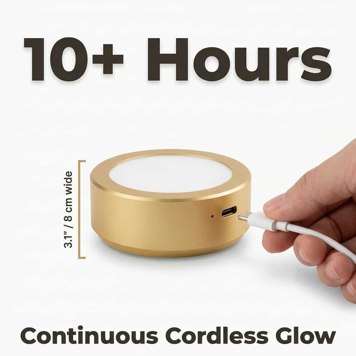 Wireless LED Wall Light | 13 Colour Modes, Tool-Free Mounting | 1500mAh Battery, 10-Hour Cordless Wall Decor Lighting