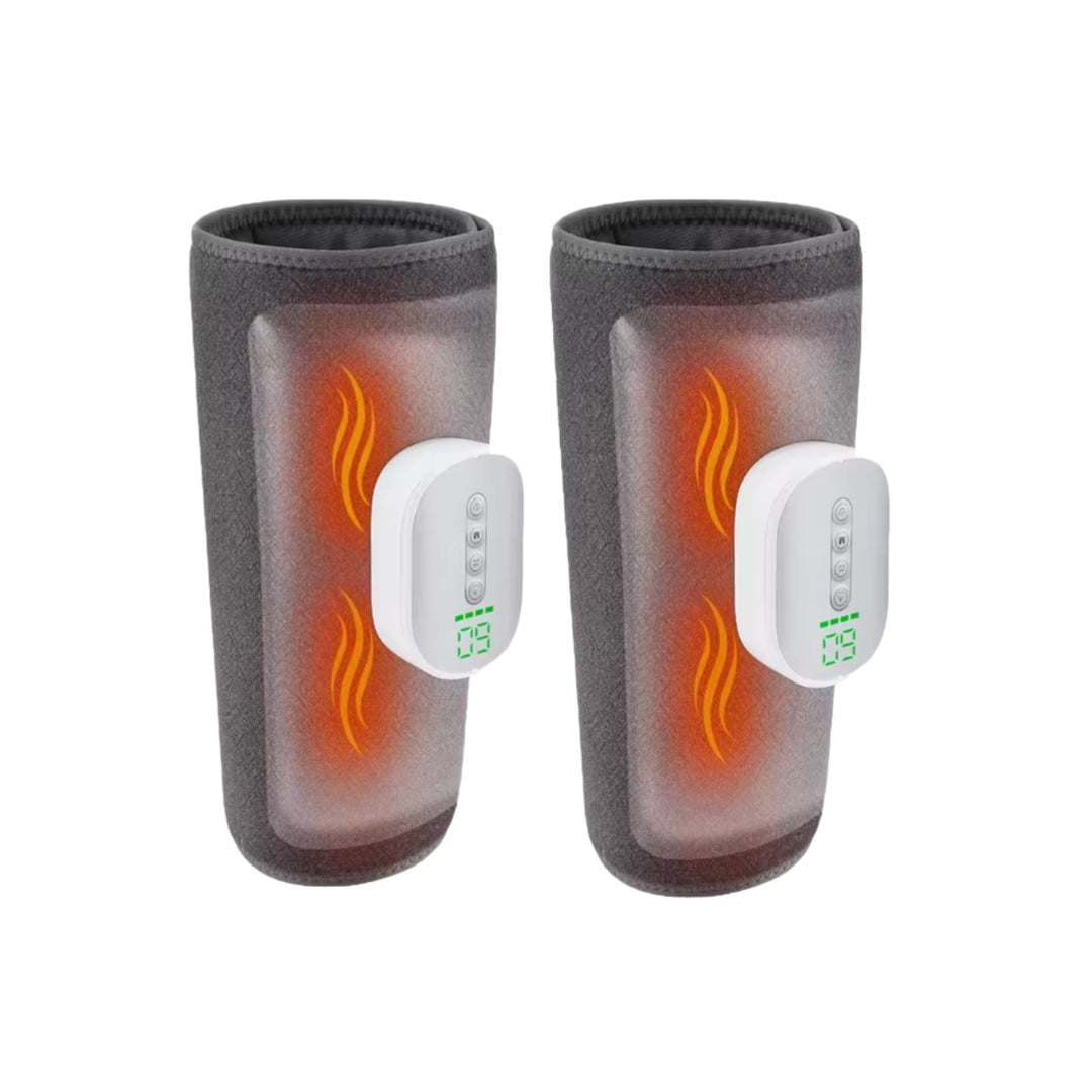 Wireless Leg Massager | Air Compression | 4 Modes &amp; 8 Intensity Levels | Heat | Cordless