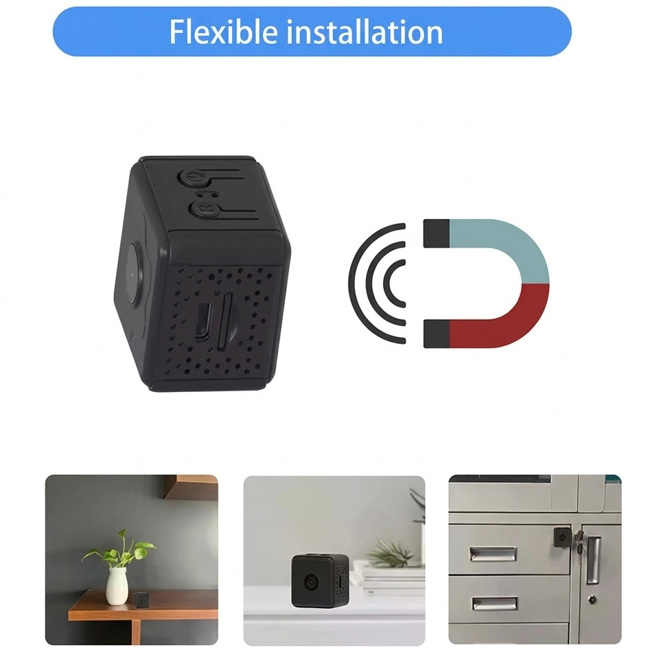 Wireless Security Camera | 1080P WiFi | Night Vision | 150° Wide Angle | Indoor Home Security