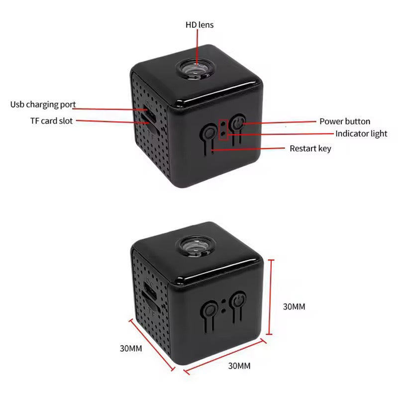 Wireless Security Camera | 1080P WiFi | Night Vision | 150° Wide Angle | Indoor Home Security