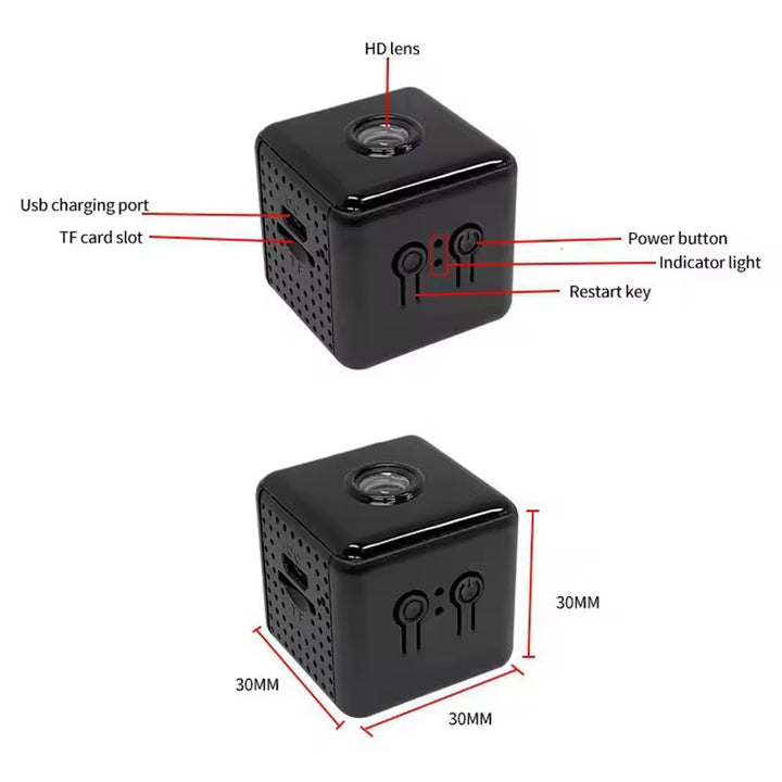 Wireless Security Camera | 1080P WiFi | Night Vision | 150° Wide Angle | Indoor Home Security