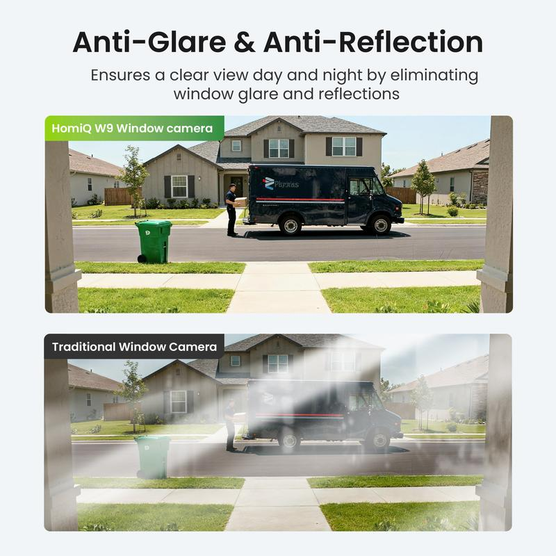 Wireless Security Camera | HDR Night Vision &amp; Wide-Angle Lens | Peel-and-Stick Setup, SD Card or Cloud Storage