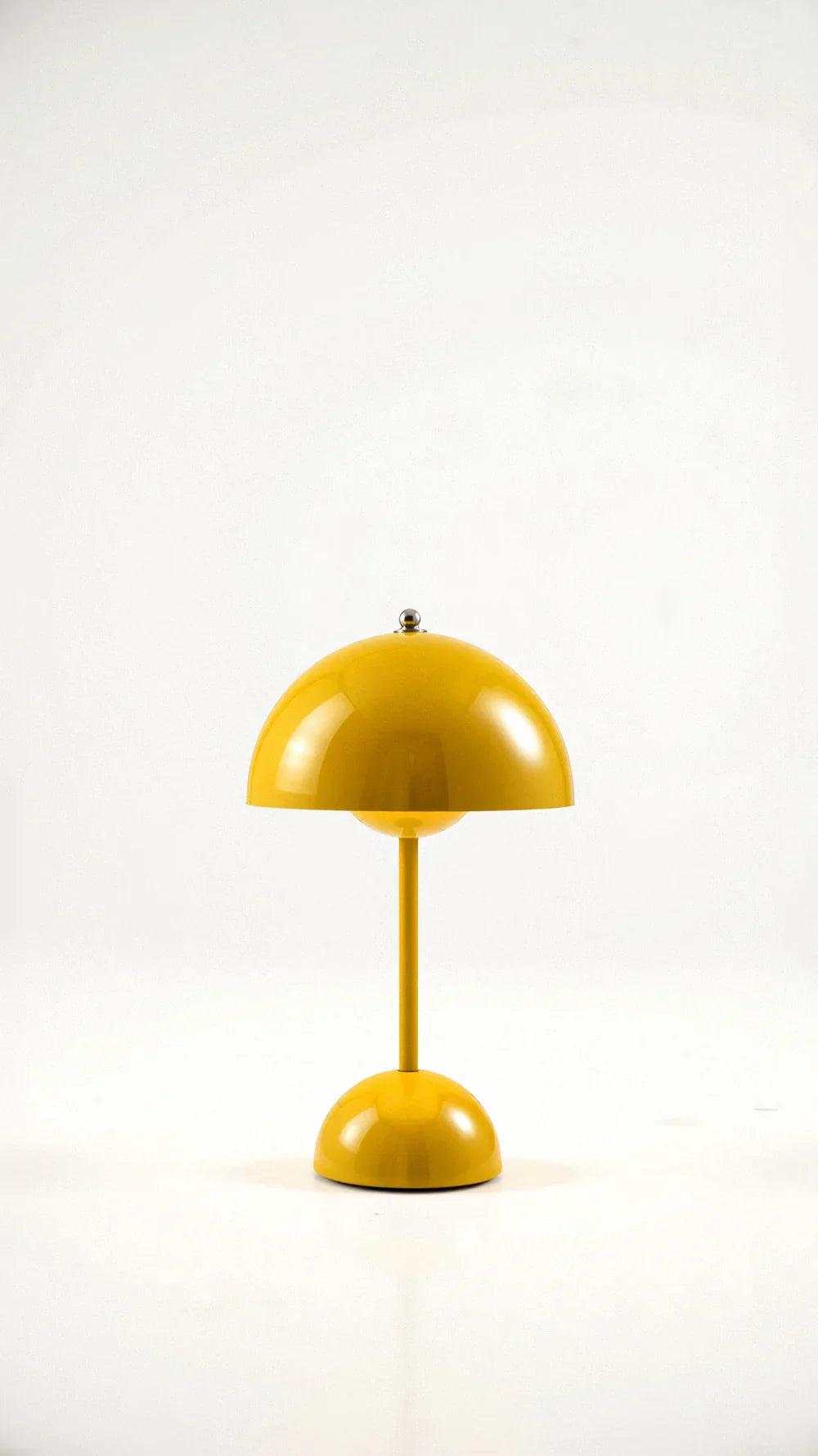 Wireless Table Lamp | Domed Shade, Rounded Dome Base