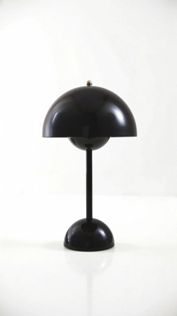 Wireless Table Lamp | Domed Shade, Rounded Dome Base