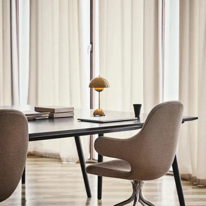 Wireless Table Lamp | Domed Shade, Rounded Dome Base