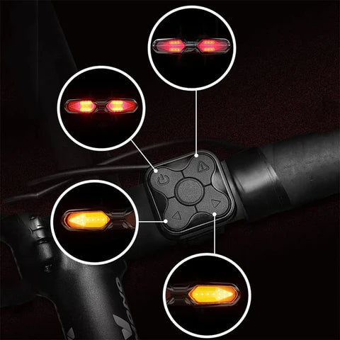 Wireless Bicycle Turn Signal | Rear Light With Remote