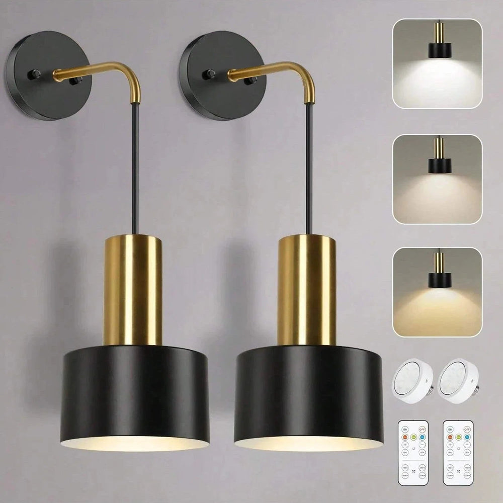 Wireless Rechargeable Wall Lamp | Remote Control, Adjustable Brightness & Color Temperature for Bedrooms and Foyers 1