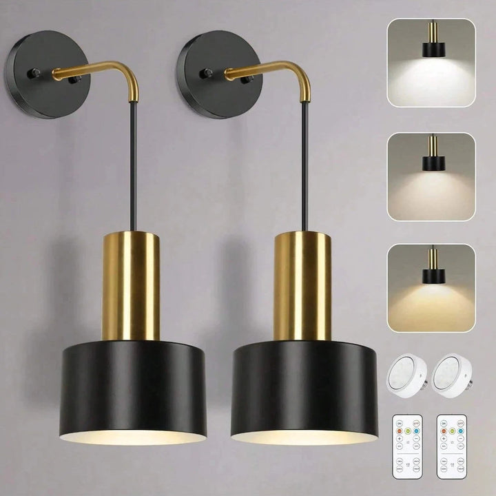 Wireless Rechargeable Wall Lamp | Remote Control, Adjustable Brightness &amp; Color Temperature for Bedrooms and Foyers 1