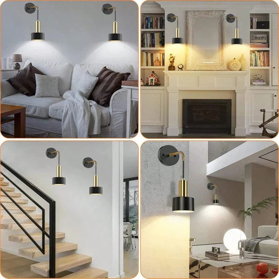 Wireless Rechargeable Wall Lamp | Remote Control, Adjustable Brightness &amp; Color Temperature for Bedrooms and Foyers 5