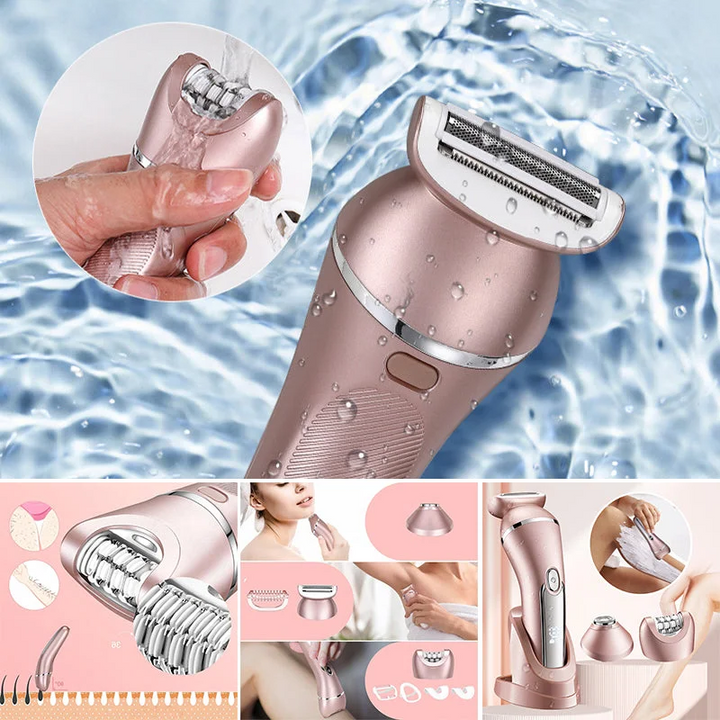 Womens 3-in-1 Electric Shaver Trimmer Epilator USB Rechargeable