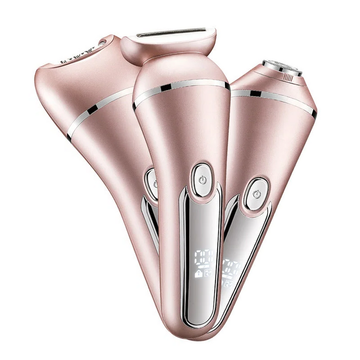 Womens 3-in-1 Electric Shaver Trimmer Epilator USB Rechargeable