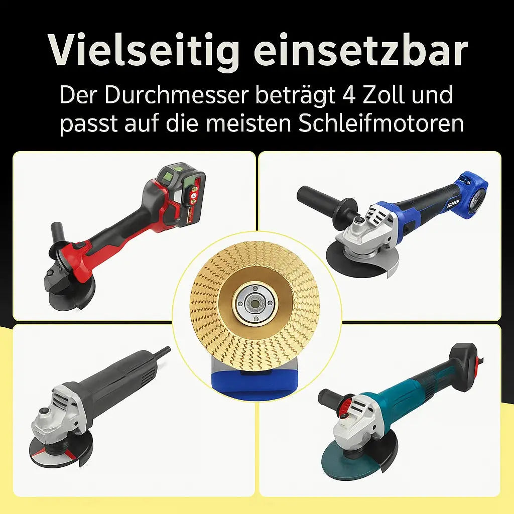 Wood Carving Disc Set | 3-Piece Angle Grinder Sanding Discs M14 Wood