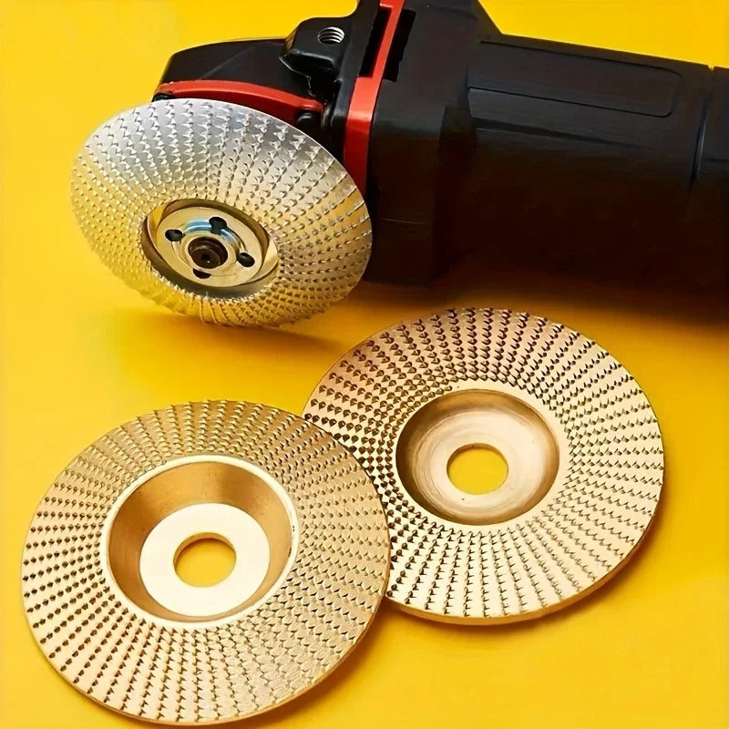 Wood Carving Disc Set | 3-Piece Angle Grinder Sanding Discs M14 Wood