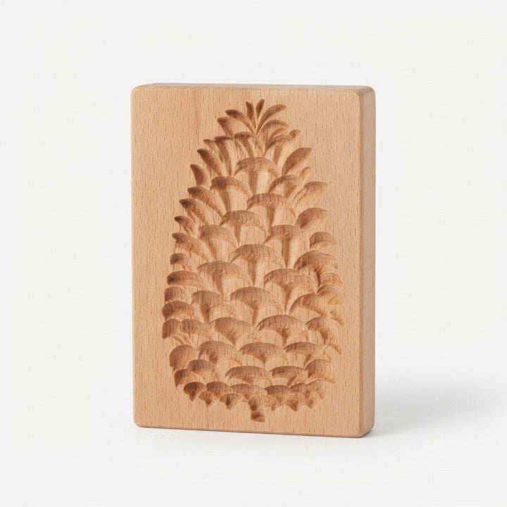 Wooden Baking Mold 6-14 cm | Hand-Carved Christmas &amp; Animal Motifs | Non-Stick Wood Cookie Stamp for Professional Bakes