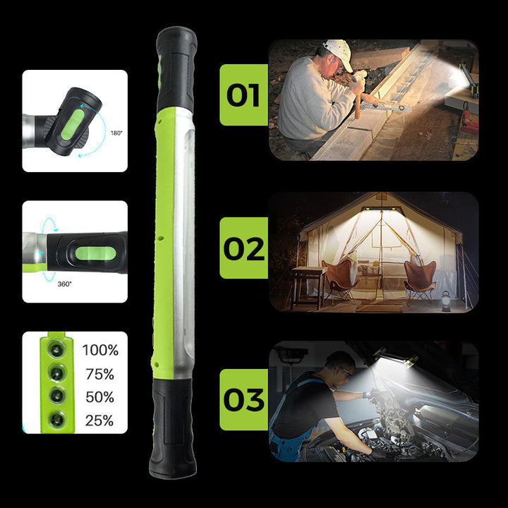 LED Work Light 1000 Lumens Rechargeable IPX4 Splash-Proof 4