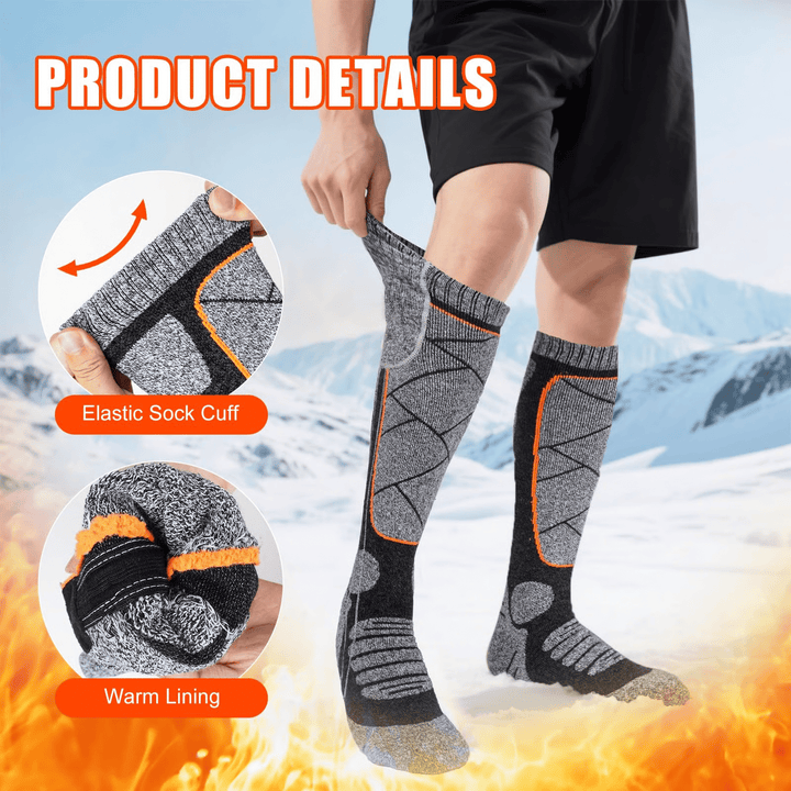 Rechargeable Foot Warmers Carbon Fibre Womens with 4-5 Hour Battery 4