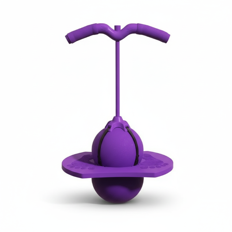 Balance Hop Ball for Kids | Removable Foam Handles for All Skill Levels | Non-Slip Platform for Indoor and Outdoor Use 18