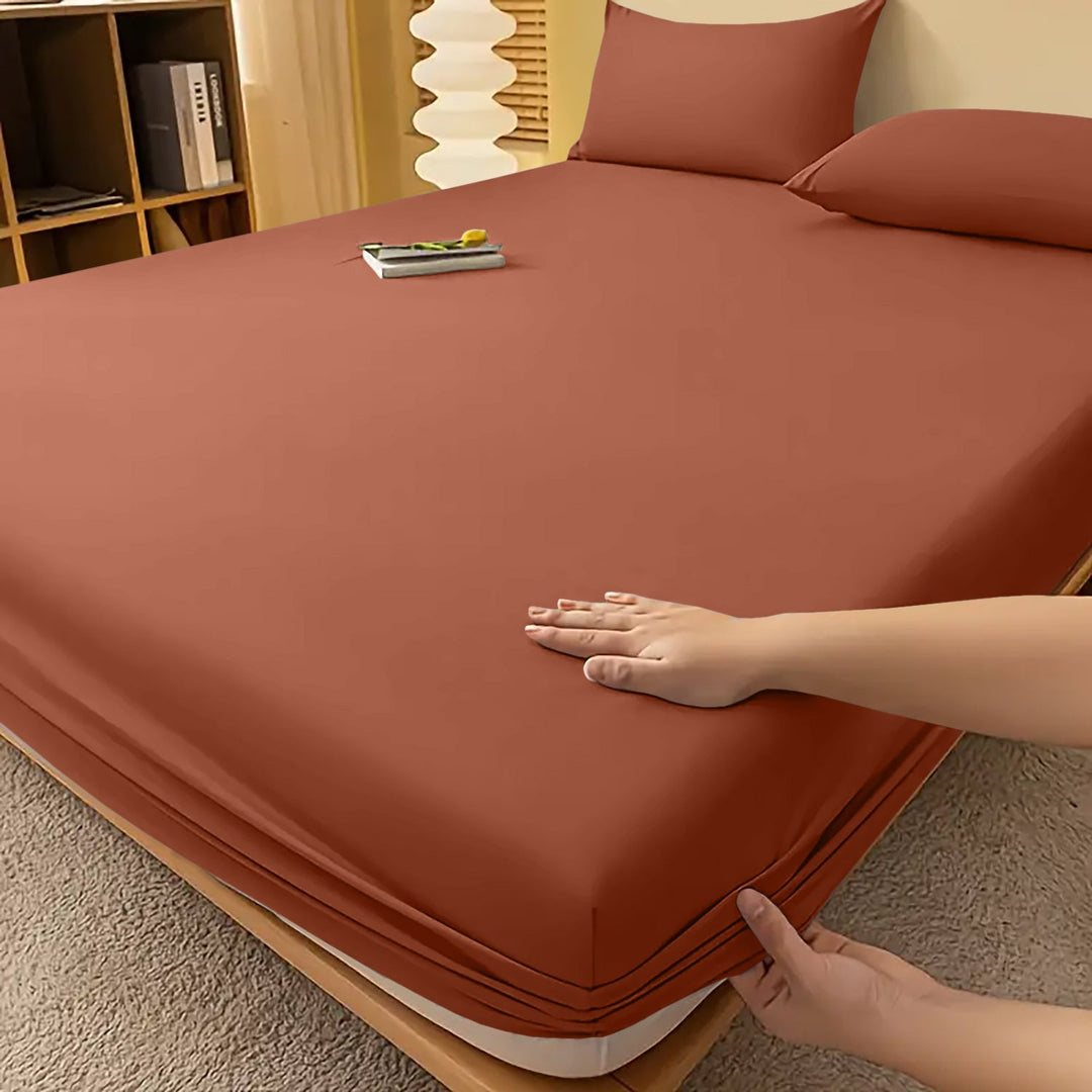Extra Deep Fitted Bed Sheet, Up to 29 cm Depth | Single, Double, King, Super King, 12 Colours | Wrinkle-Resistant All-Season Fit 11