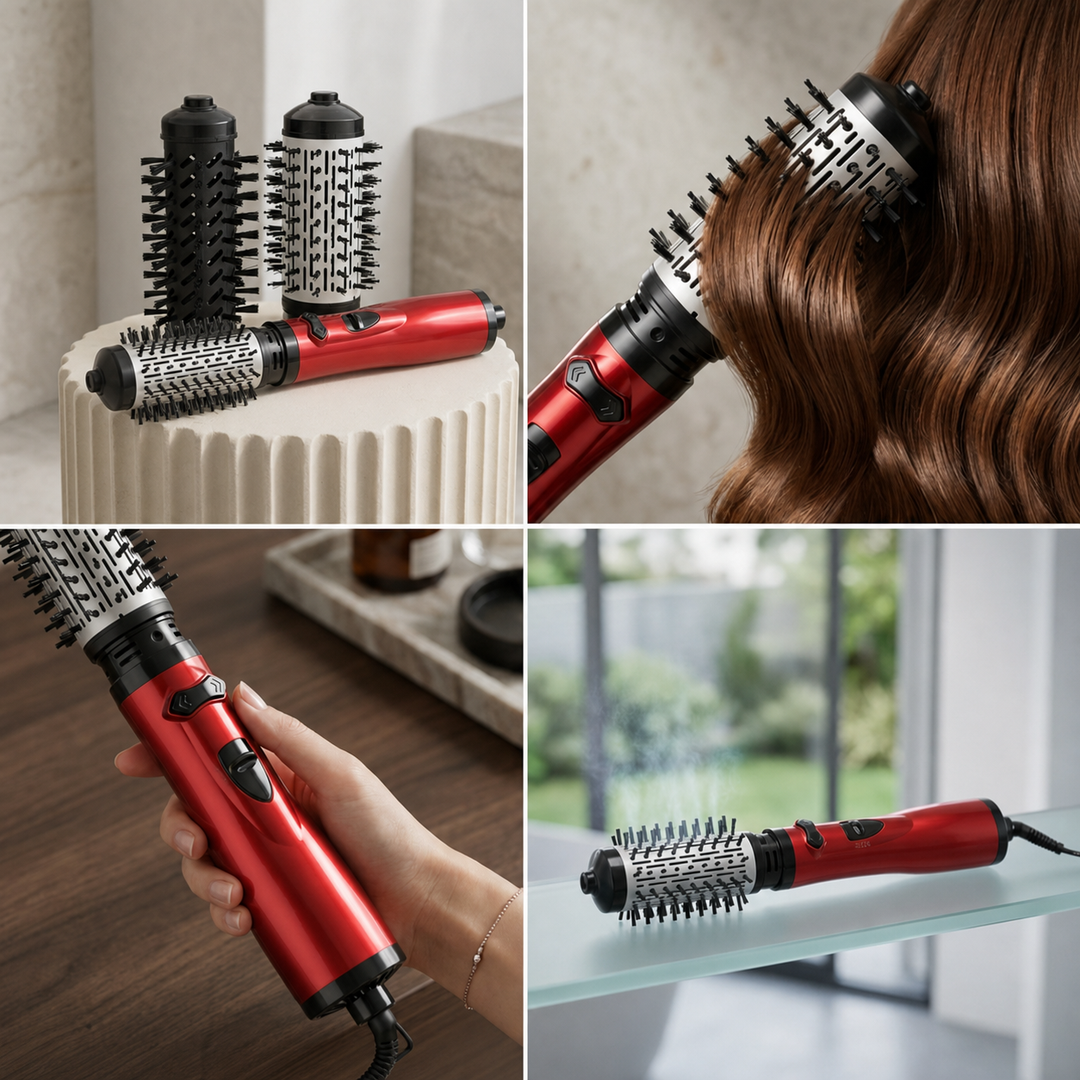 Ionic Hair Dryer for All Hair Types | Adjustable Heat and Airflow Settings | Fast Drying, Frizz-Free, Shiny Finish 1