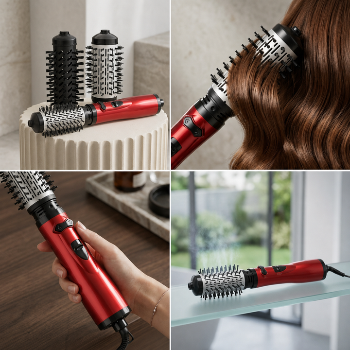 Ionic Hair Dryer for All Hair Types | Adjustable Heat and Airflow Settings | Fast Drying, Frizz-Free, Shiny Finish 1