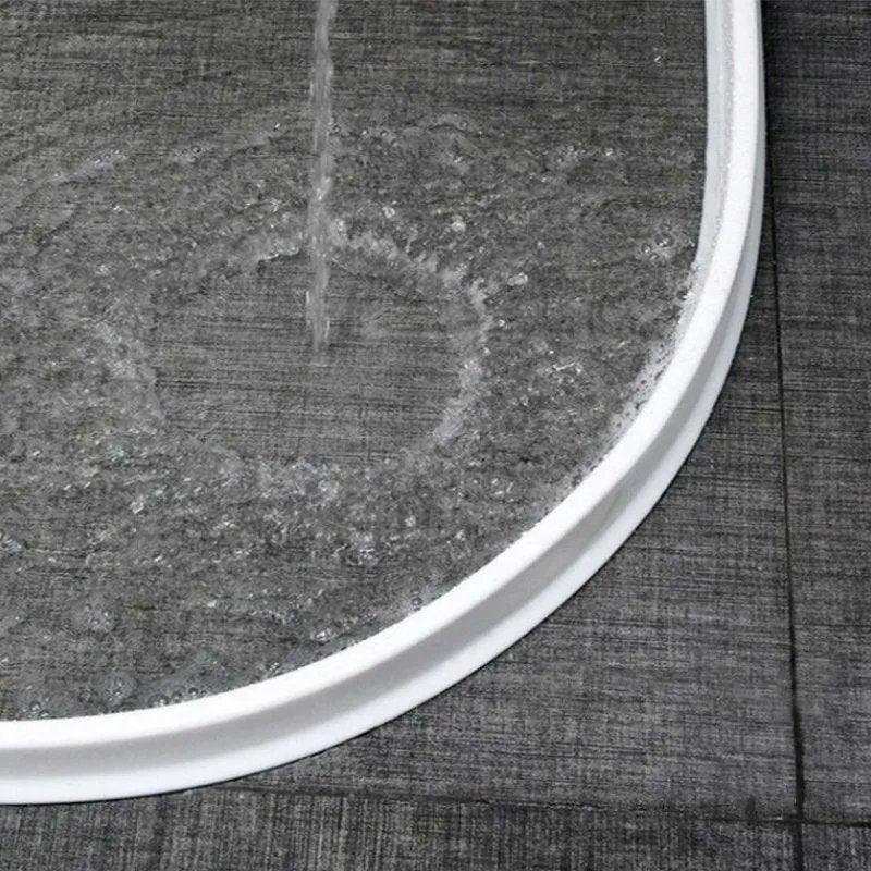 Water Barrier Strip Silicone 150-400 cm | White, Black or Grey | Self-Adhesive, Waterproof, Tool-Free Installation 2