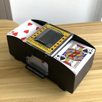 Automatic Card Shuffler | Supports Up to Six Decks, USB or AA Battery Powered | Reduced-Noise Motor for Card Games 4