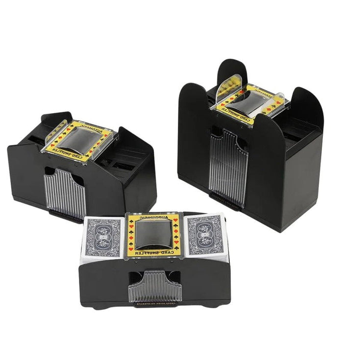 Automatic Card Shuffler | Supports Up to Six Decks, USB or AA Battery Powered | Reduced-Noise Motor for Card Games 2
