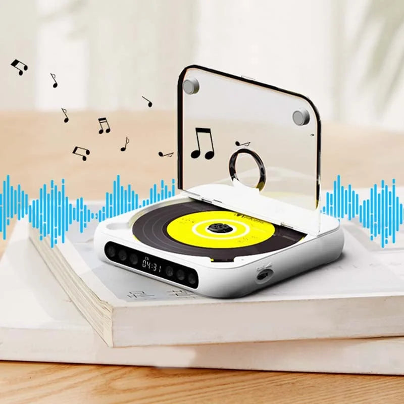 Mini CD Player | Portable Bluetooth Disc Player