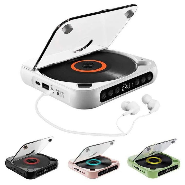 Mini CD Player | Portable Bluetooth Disc Player