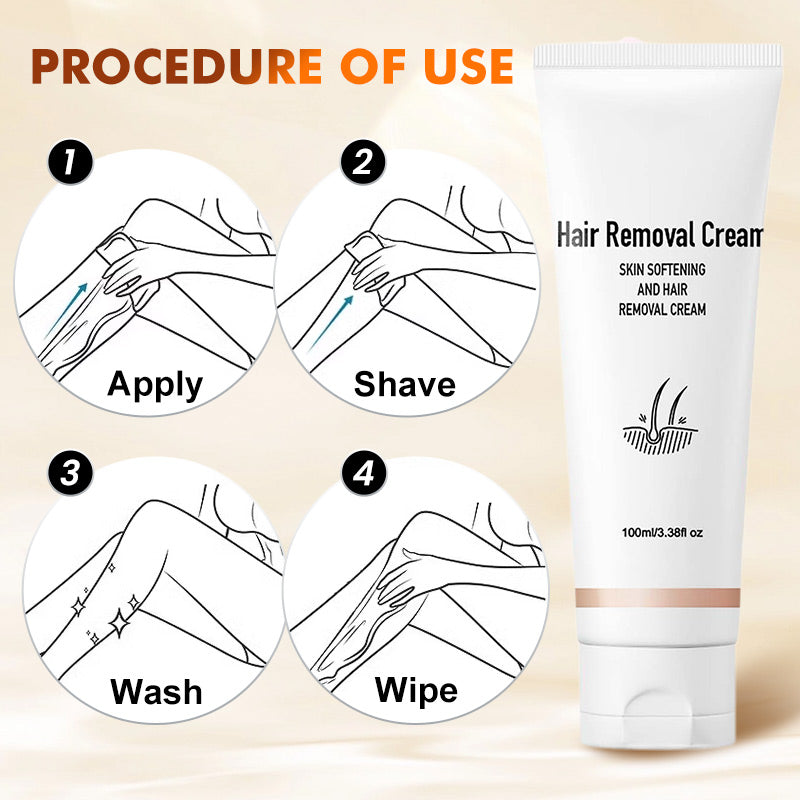 Hair Removal Cream for Women | 100 ml, Sensitive Skin Formula | Smooth, Irritation-Free Results in Minutes, No Shaving 7