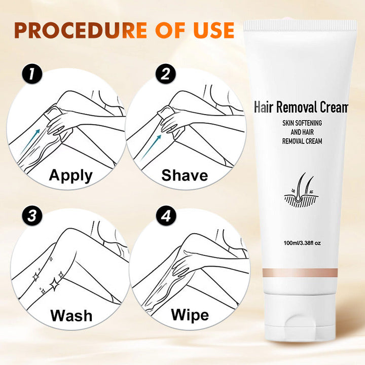 Hair Removal Cream for Women | 100 ml, Sensitive Skin Formula | Smooth, Irritation-Free Results in Minutes, No Shaving 7