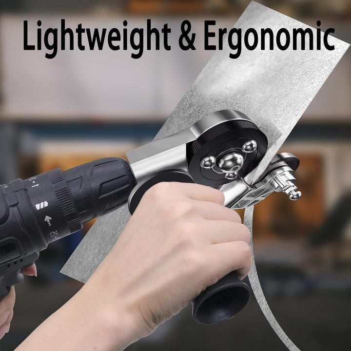 Metal Cutter Drill Attachment Clean Edge Protective Guard 2