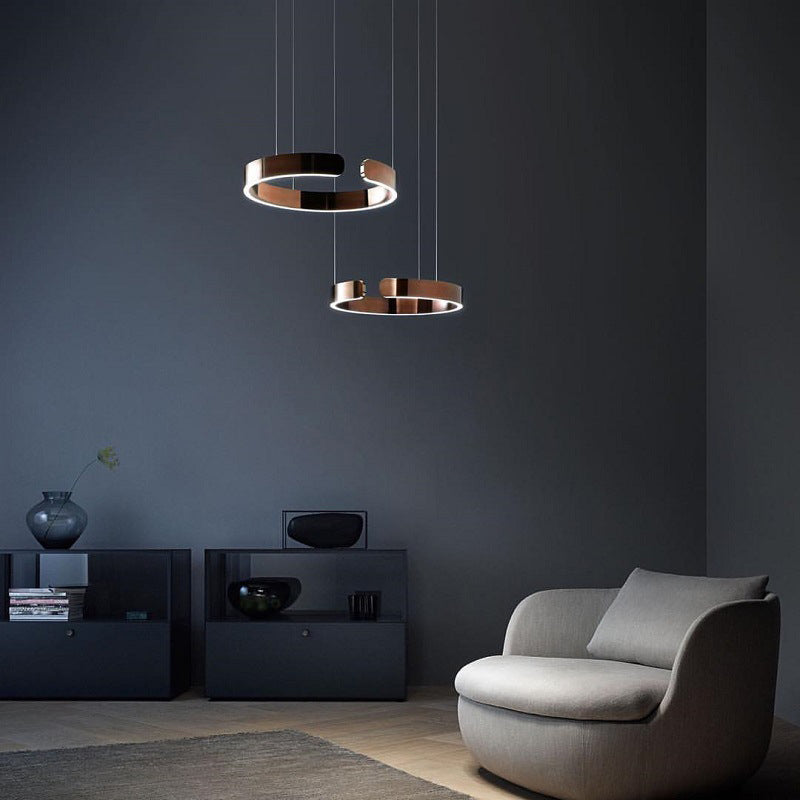 LED Pendant Ceiling Light Metal &amp; Acrylic Dome 40/60/80 cm | Black, Gold, Rose Gold, White | Dimmable, 3 Colour Temperatures 4