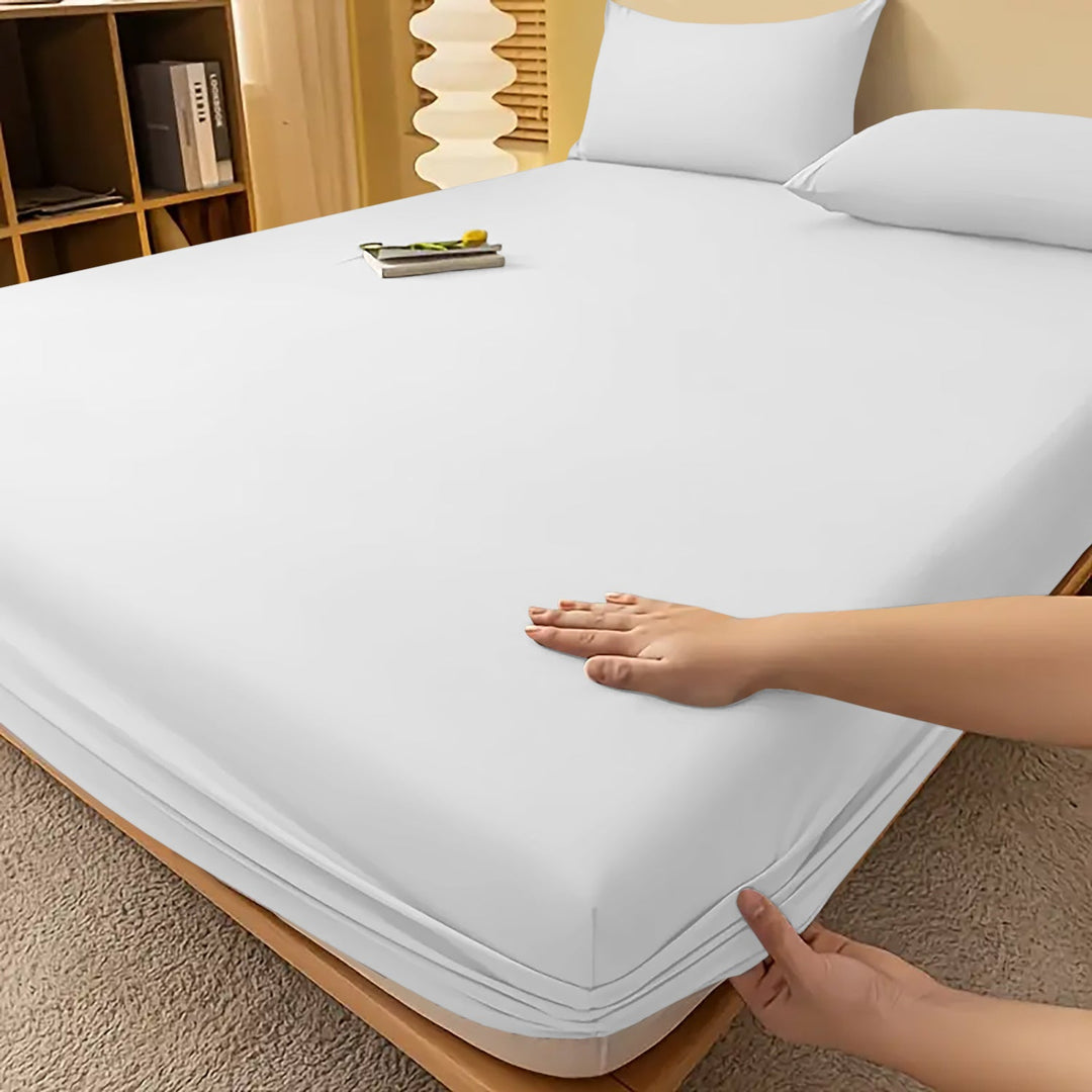 Extra Deep Fitted Bed Sheet, Up to 29 cm Depth | Single, Double, King, Super King, 12 Colours | Wrinkle-Resistant All-Season Fit 36