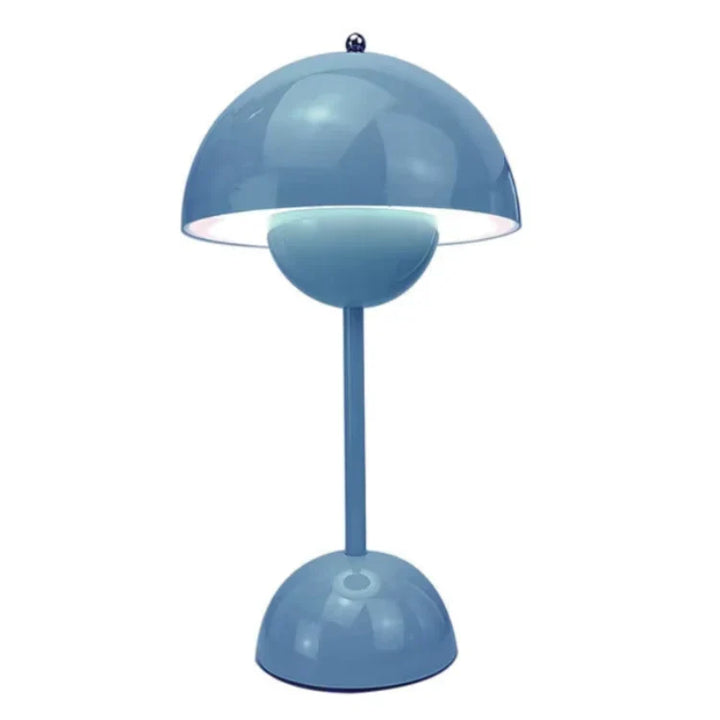 Cordless Touch Table Lamp 25 cm | Retro Style, Touch-Dimming Base | 3 Brightness Levels, Battery-Powered, No Cables 8